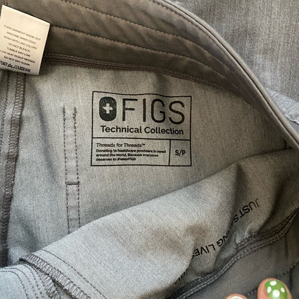 Figs Gray Technical Collection Pants - image 1